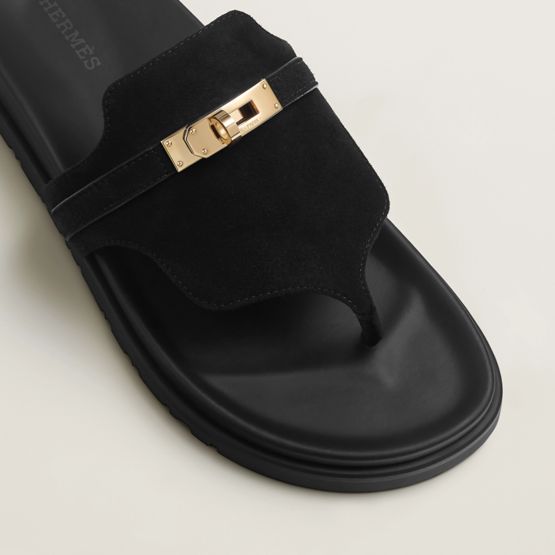 HERMES Empire Sandals Black